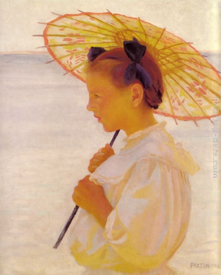 William McGregor Paxton Child in the Sunlight